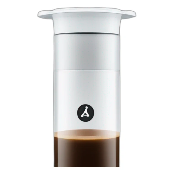 Aeropress with nike logo on it sticker