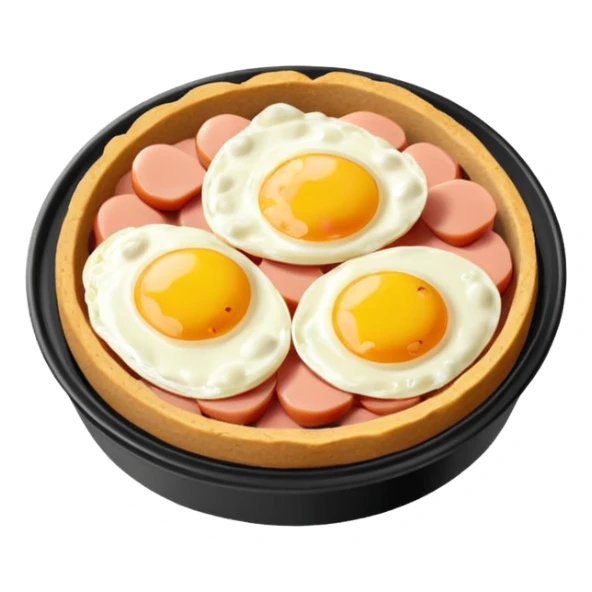 SPAM AND EGGS in paris sticker