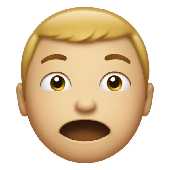 The emoji that covers its mouth in surprise sticker