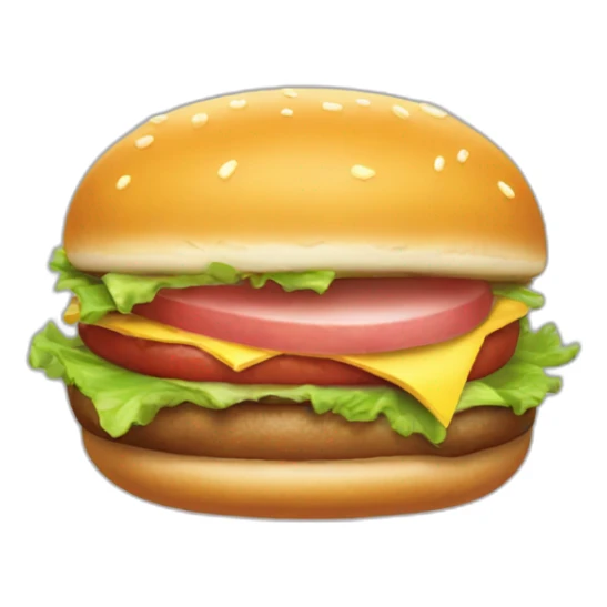 kirby-wide-open-mouth-sucking-in-burger sticker