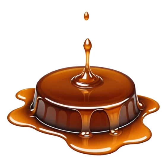 Puddle of oily sauce sticker