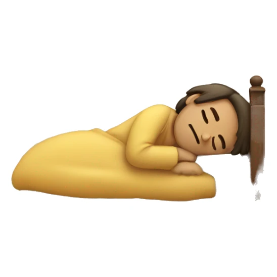 Sleepy emoji  sticker