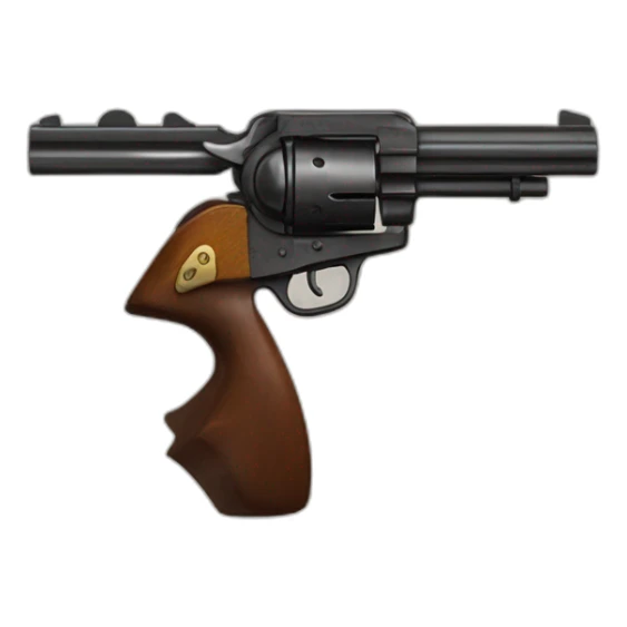 Arthur morgan énervé avec un revolver remington 1851 sticker