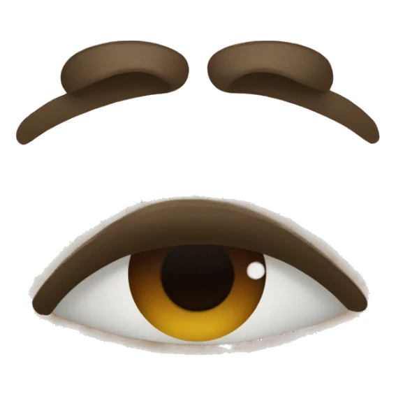 Tired black eye emoji  sticker
