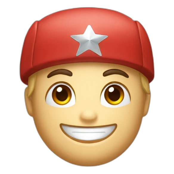 happy captain america wears red christmas hat sticker