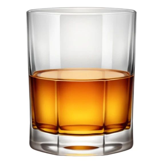 glass of whiskey, no splashes sticker