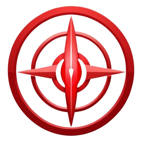 Eye-catching logo for MedSignal, red pulse cutting through geometric forms forming the letters ‘AI’, glowing red highlights with smooth, modern lines, clean white background, powerful and memorable for a tech-forward healthcare brand sticker