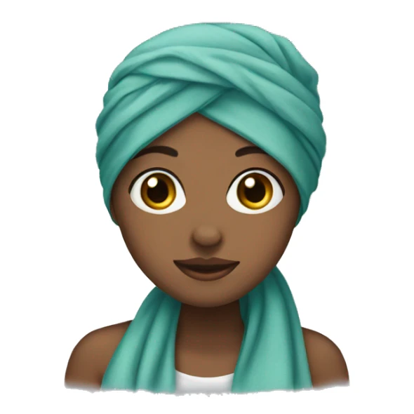 Girl wear a head scarf  sticker