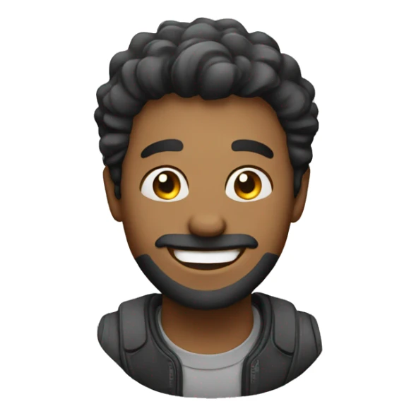 A man who is very happy sticker