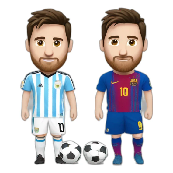 Messi tomando un mate con remera de argentina sticker