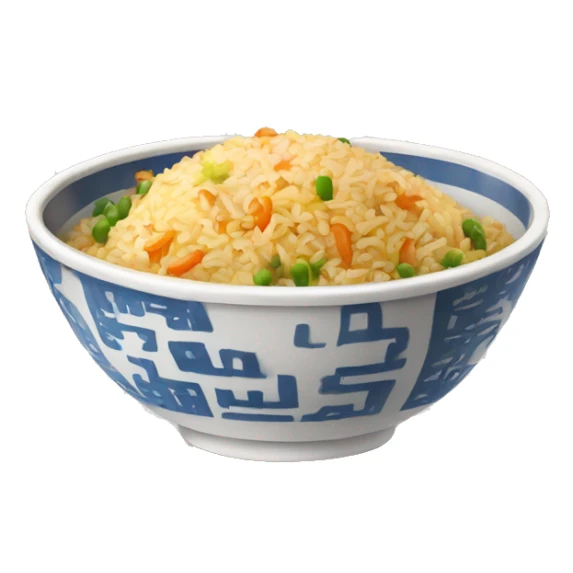 bowl of fried rice sticker