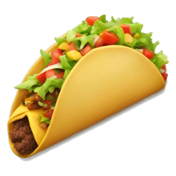 Eating a taco sticker