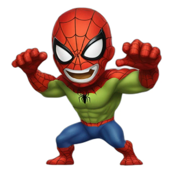 Spider man troll sticker