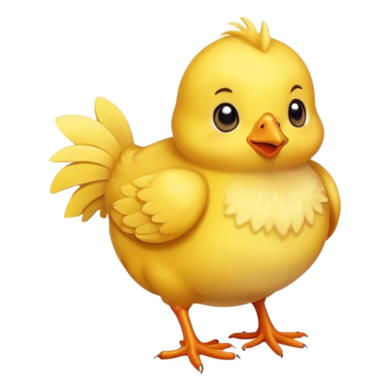 Happy chick sticker