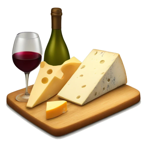 Wine and cheese board italian style sticker