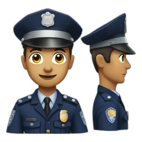 police nationale sticker