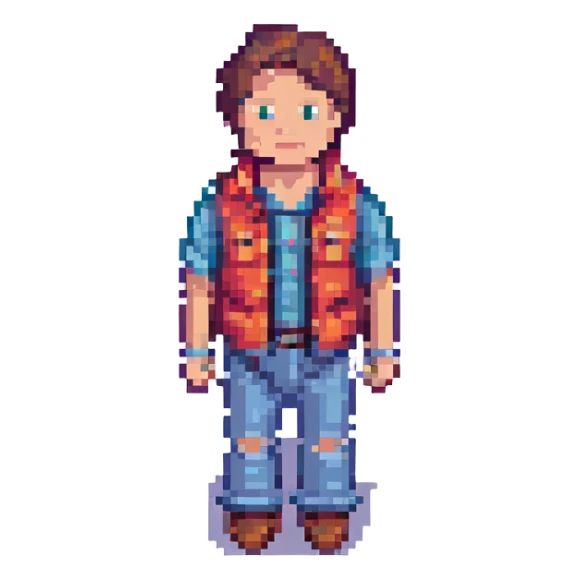 Marty McFly sticker
