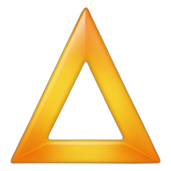 yellow-triangle-combined-with-orange-square-and-yellow-circle sticker