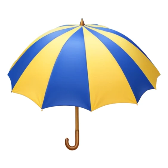 summer beach colorful umbrella, just umbrella sticker