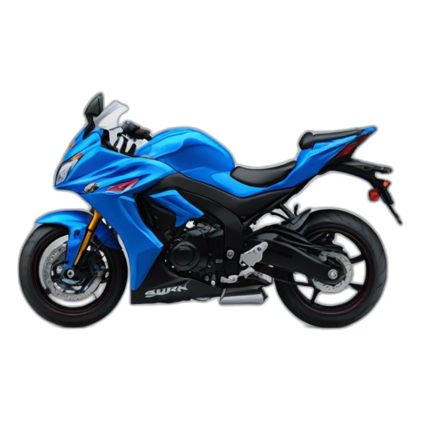 Suzuki GSX-S 1000 gt blue qt8 sticker