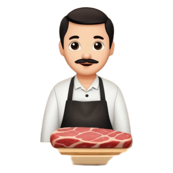 Una carnicería chapala con un Billy de decoración. sticker