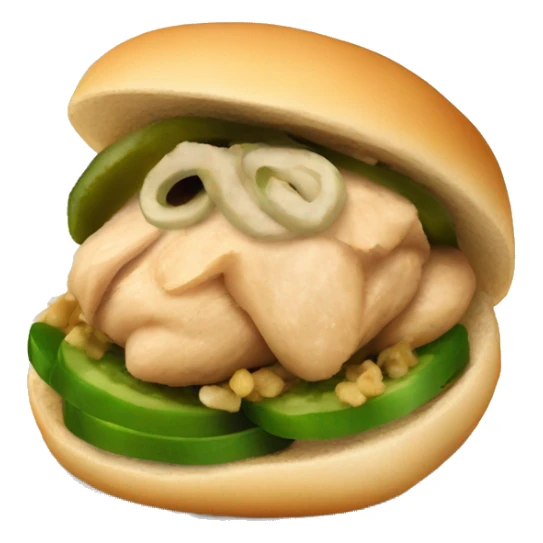 chicken shawarma with garlic sauce and pickles sticker