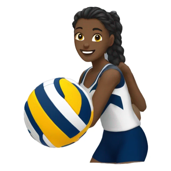 Navy volleyball  sticker