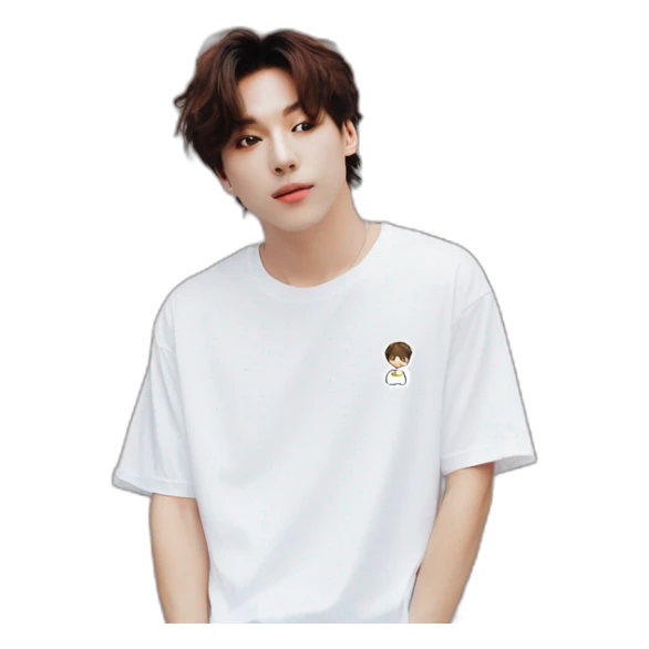 jungkook bts white t-shirt  sticker