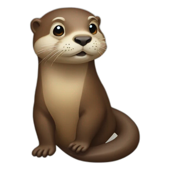 Donald trump as an otter sticker
