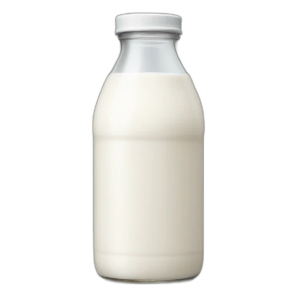A formula bottle of milk sticker