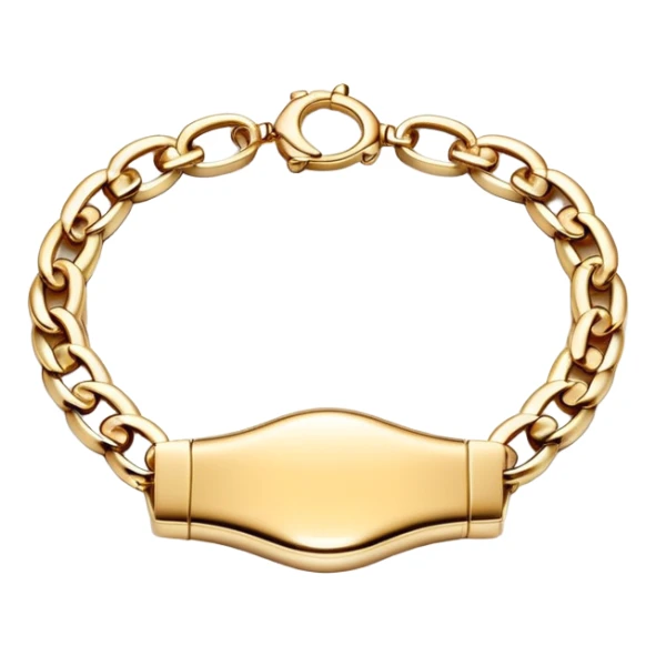 Bracelet – Champagne Gold, width and height of image must be equal in size sticker
