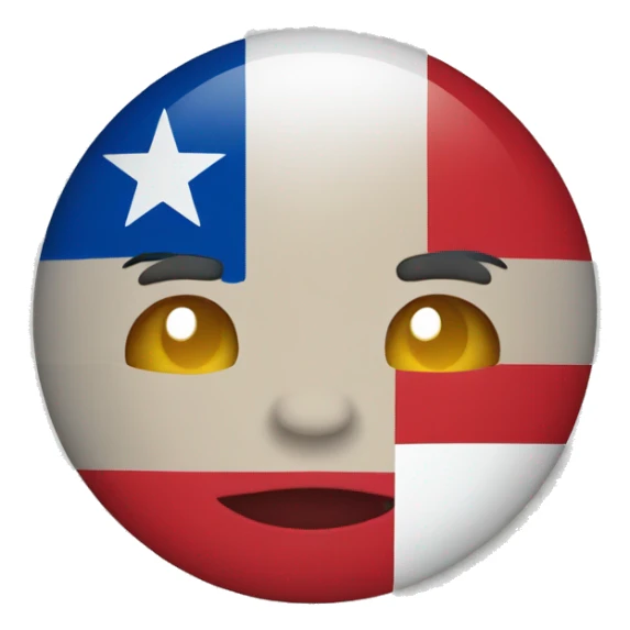 half puerto rican half dominican flag sticker
