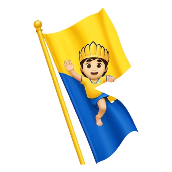 Chennai super Kings flag emoji  sticker