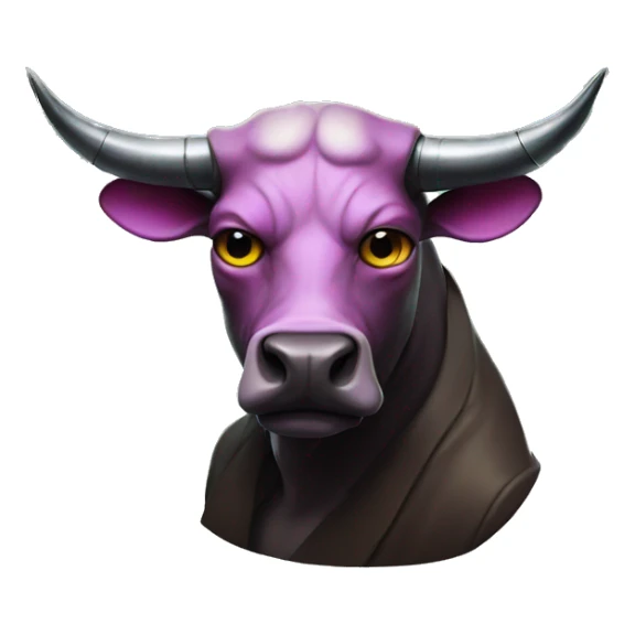 Cyberpunk bull sticker
