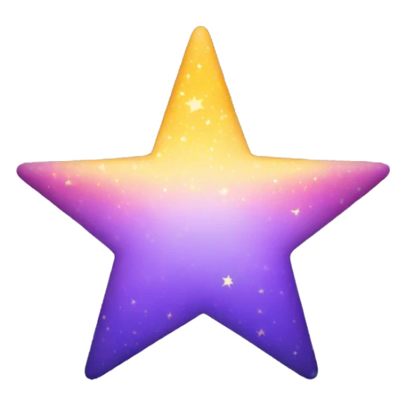 Bright star sticker