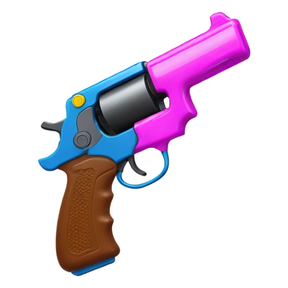 Play gun sticker