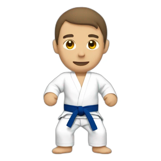 jiu jitsu fighter start to wrestle sticker