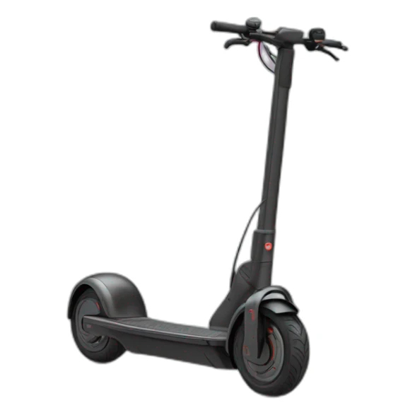 Trotinette électrique Segway avec personne sticker