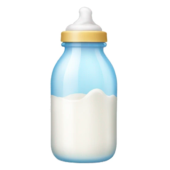 baby bottle milk sticker