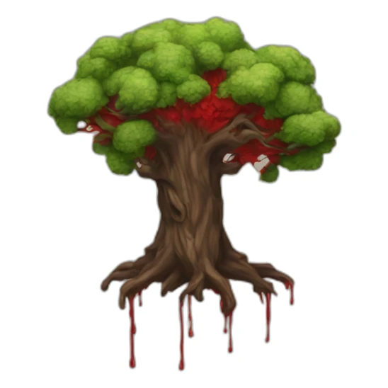 Tree of blood of the two brothers sticker