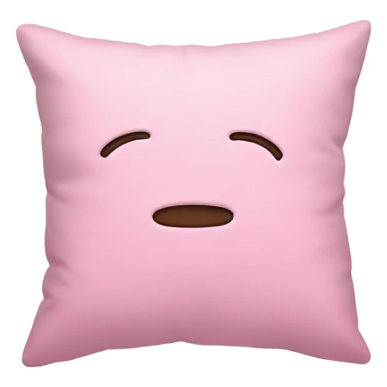 pastel pink pillow sticker