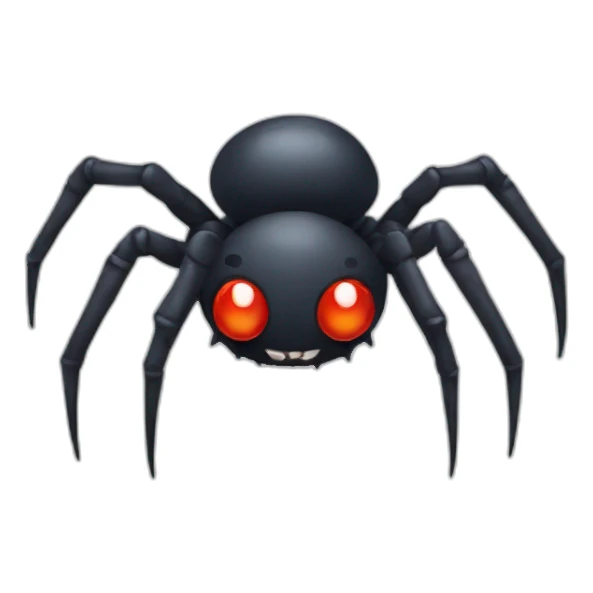 Evil spider sticker