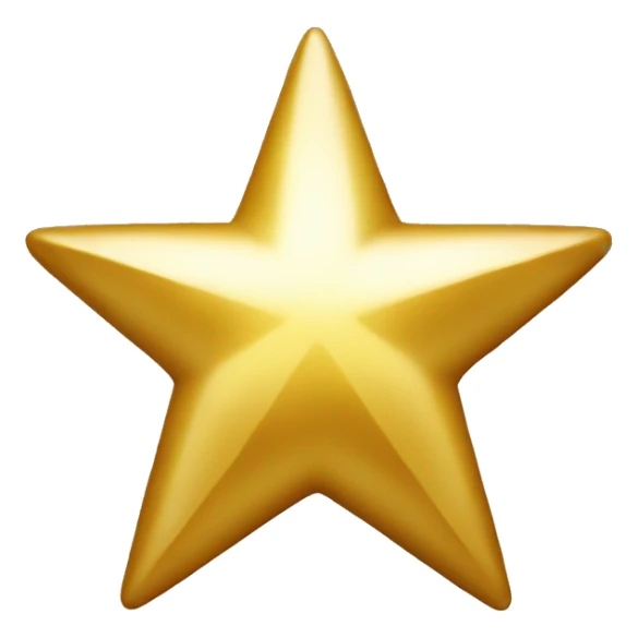 A glistening gold star for a Christmas tree. sticker