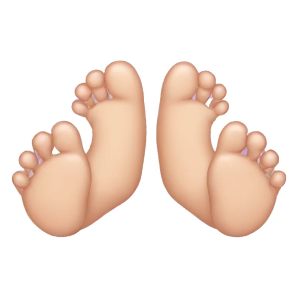 baby feet and mommy feet  sticker