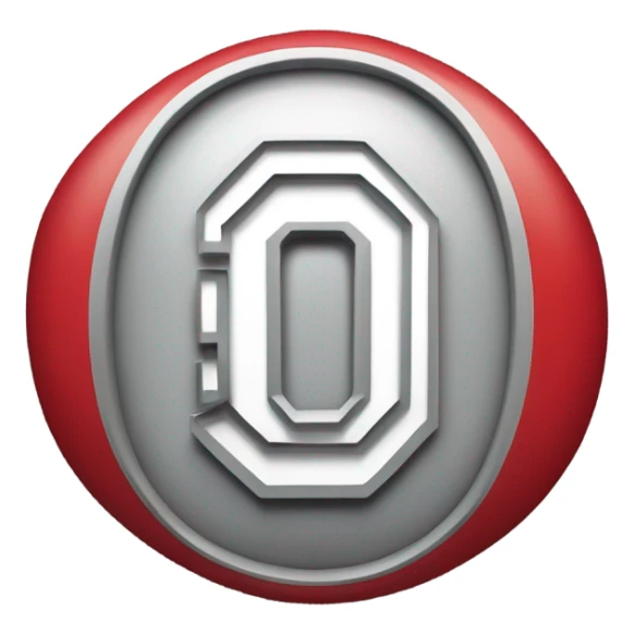 The Ohio State Football logo sticker