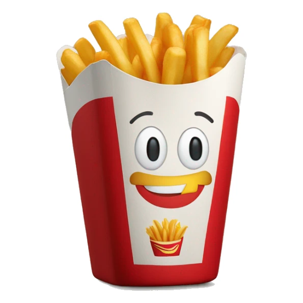 McDonald’s French fries sticker