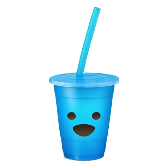 blue water cup with blue straw and blue lid with "roro" written on it sticker