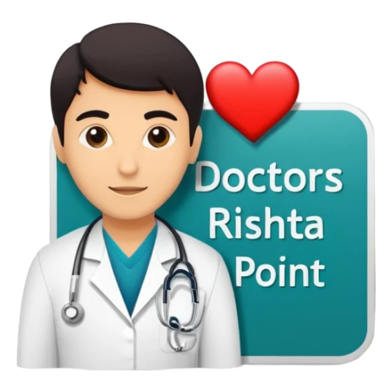 Generate sticker With This Text doctors Rishta Point By Mairaj Ahmed  sticker