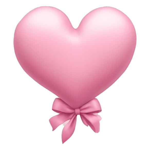 Coquette soft pink heart with a bow on it broken in two pieces  sticker