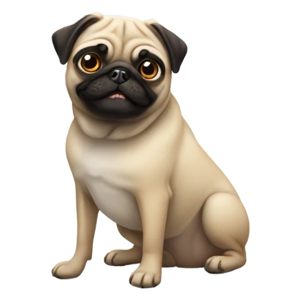 Pug sticker